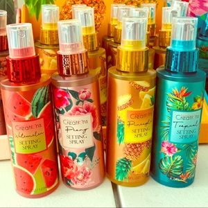 Beauty creation setting spray set of 4